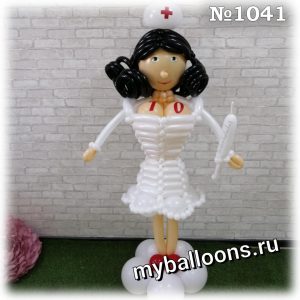 Медсестра из воздушных шаров